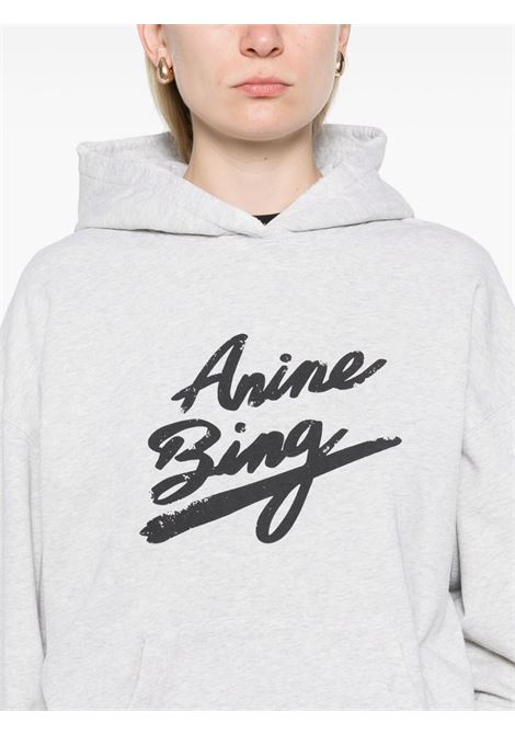 harvey signature sweatshirt ANINE BING | A-08-10525GRY1